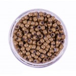 Inele Micronano Rings cu silicon pentru extensii de par 100 bucati Blond Inchis NRG09